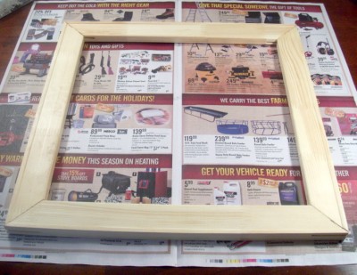 DIY Make it yourself $5 picture frame